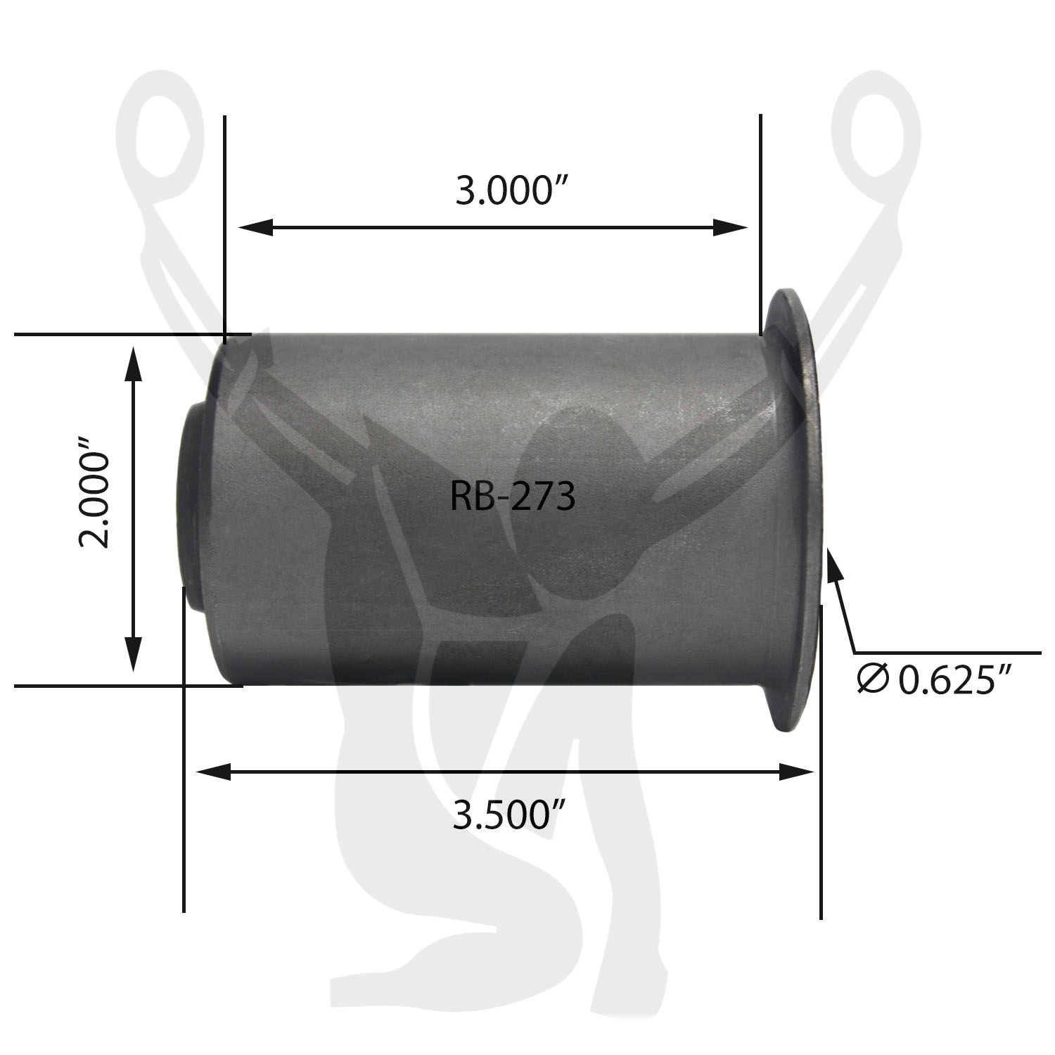 RB-273 Rubber Encased Bushing